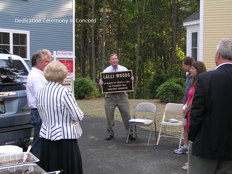 Lalli Wood Dedication in Concord